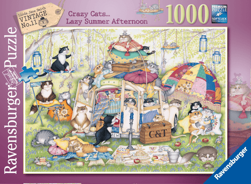 Ravensburger - Crazy Cats, The Good Life 1000 pieces - Ravensburger Australia & New Zealand