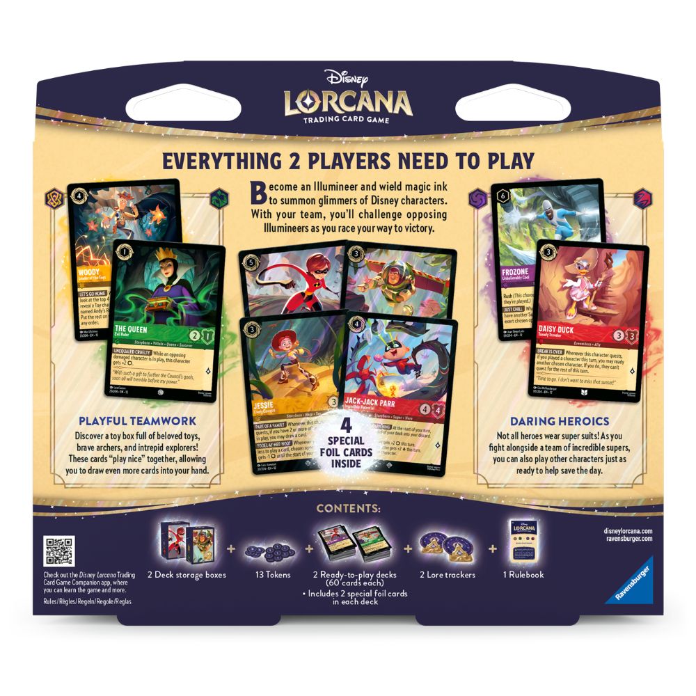 Disney Lorcana S12 Wilds Unknown 2-Player Starter Decks - Ravensburger Australia & New Zealand