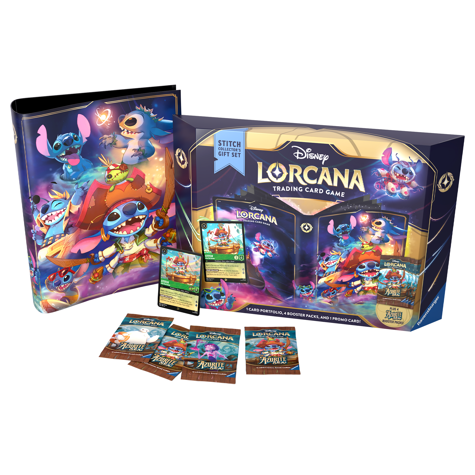 Disney Lorcana S6 Azurite Sea Stitch Collector's Gift Set