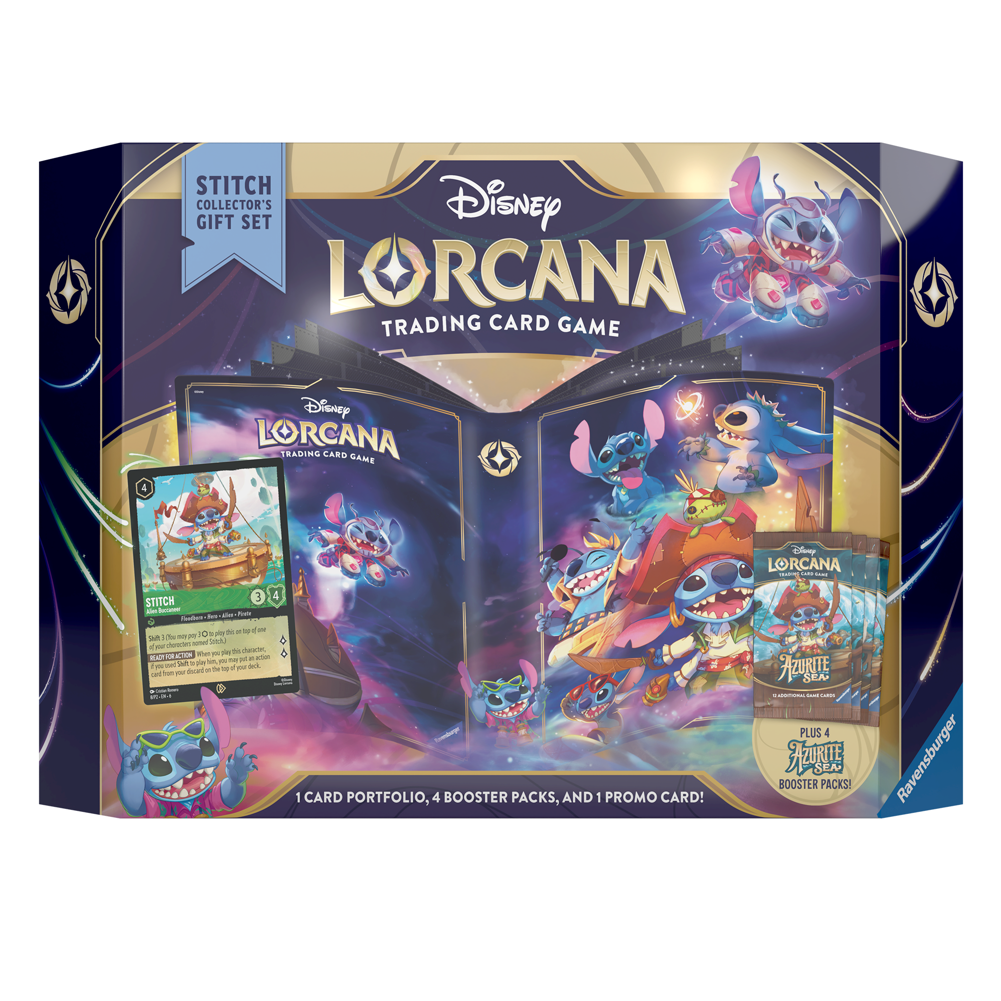 Disney Lorcana S6 Azurite Sea Stitch Collector's Gift Set