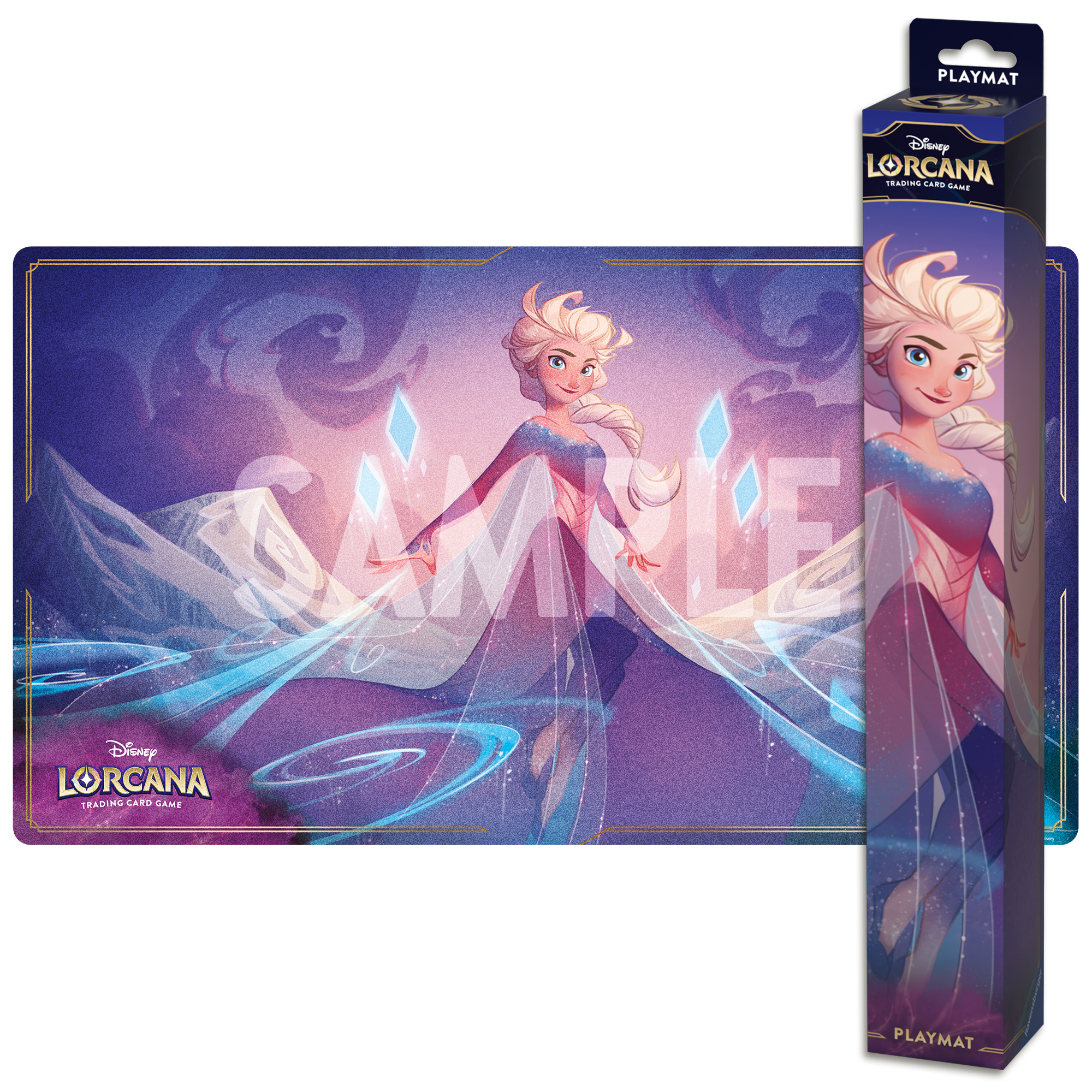 Disney Lorcana S6 Azurite Sea Playmat: Elsa, The Fifth Spirit