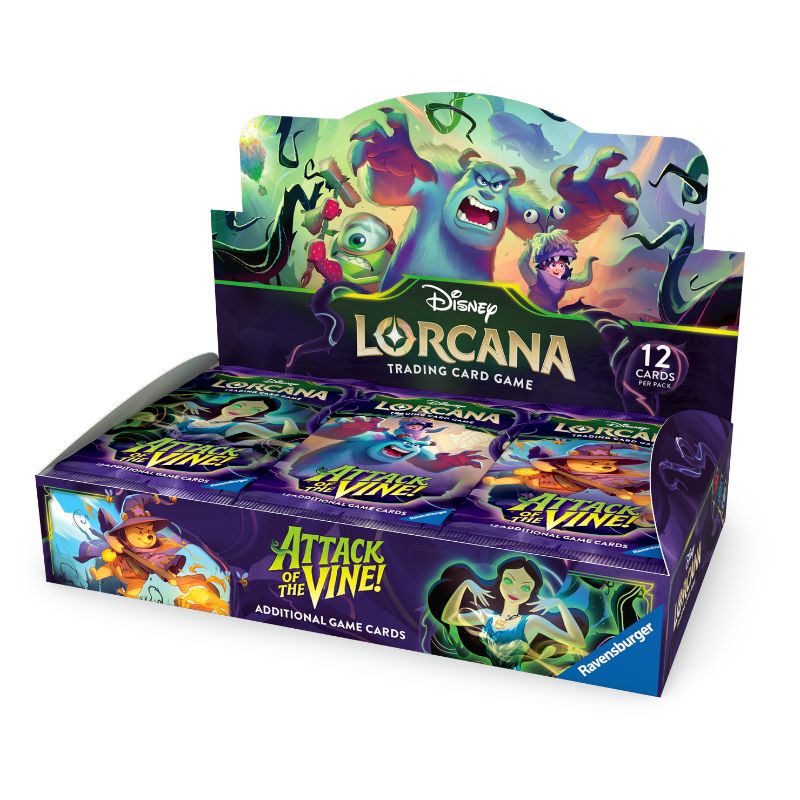 Disney Lorcana S13 Attack of the Vine Booster Display