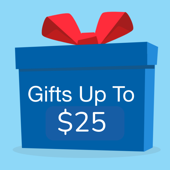 Gifts up to $25