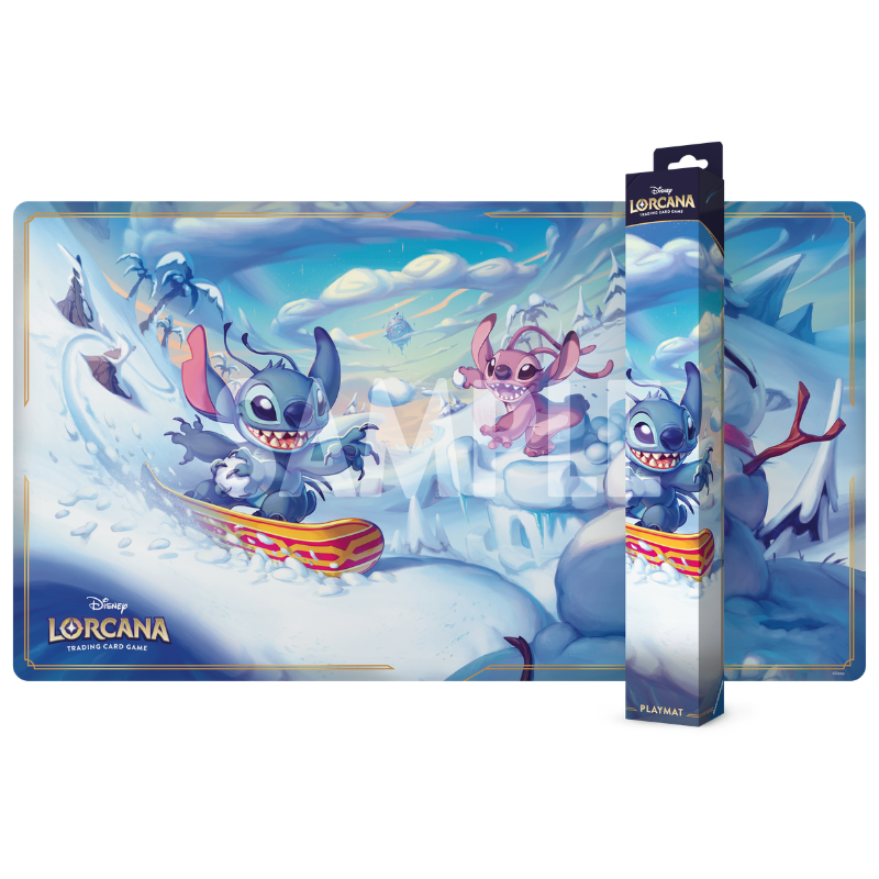 Disney Lorcana S14 Hyperia City Mat - Stitch & Friends