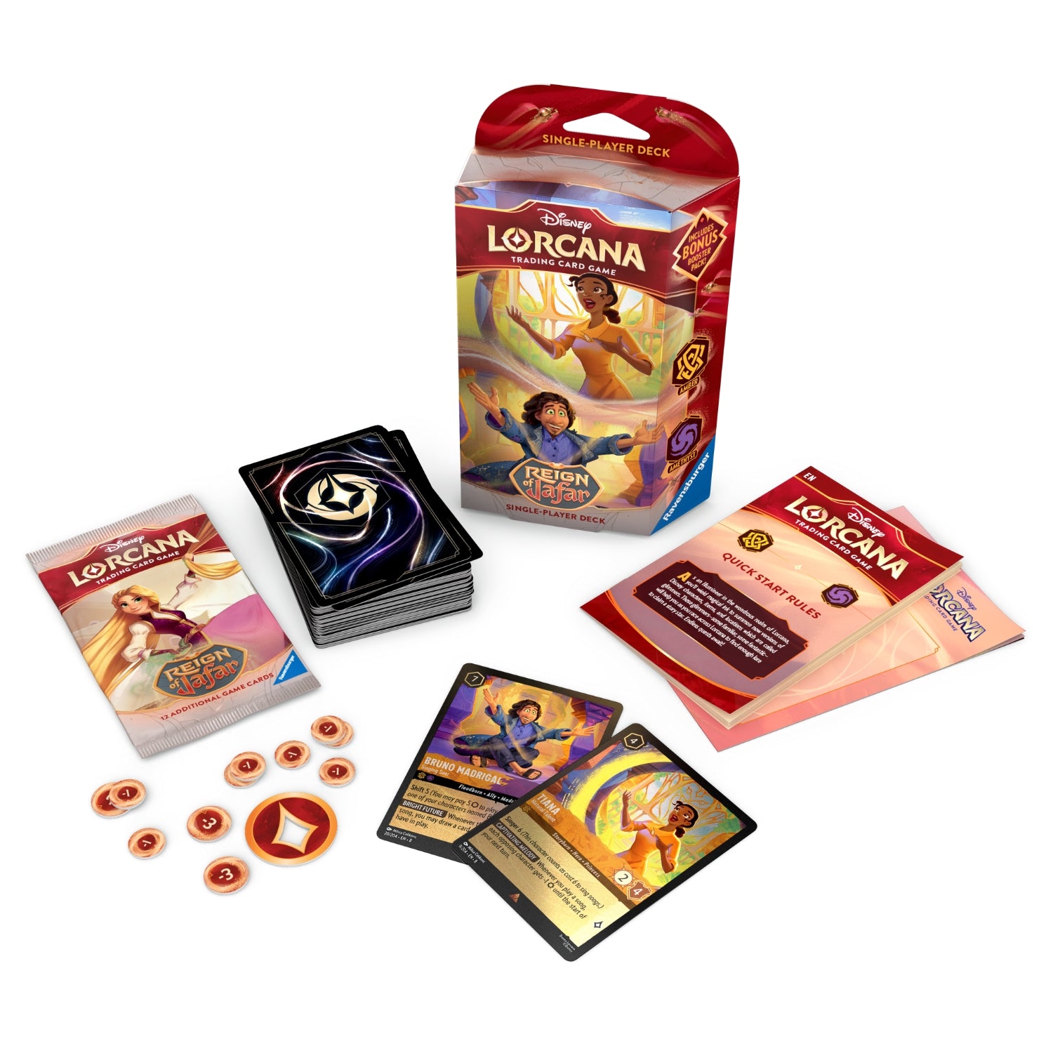 Disney Lorcana S8 Reign of Jafar Single-Player Deck: Tiana & Bruno - Ravensburger Australia & New Zealand