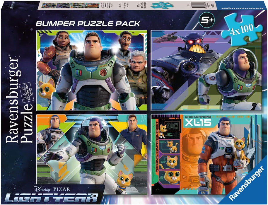 Ravensburger - Disney Buzz Lightyear Bumper Pack 4x100 Pieces
