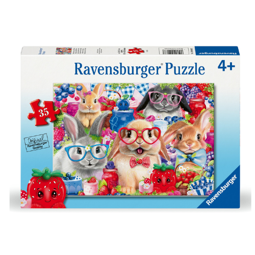 Ravensburger - Bunnies and Berries Puzzle 35 Pieces