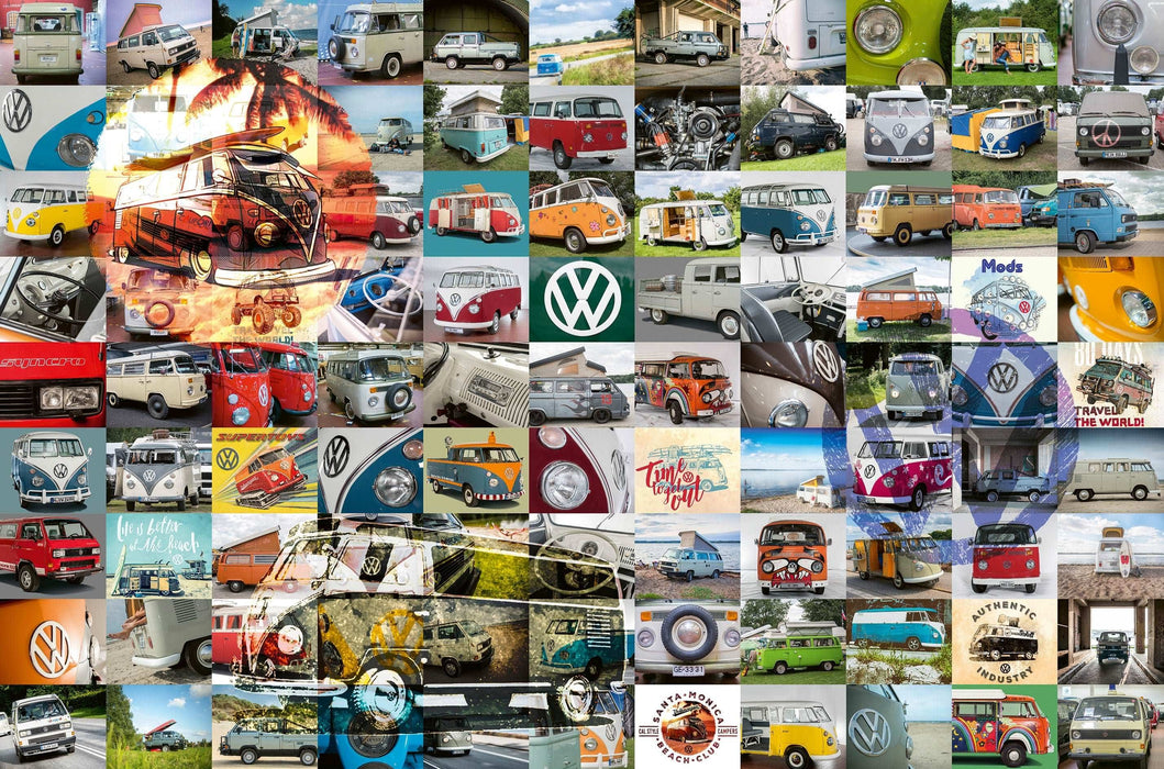 Ravensburger - 99 VW Bulli Moments 3000 pieces - Ravensburger Australia & New Zealand