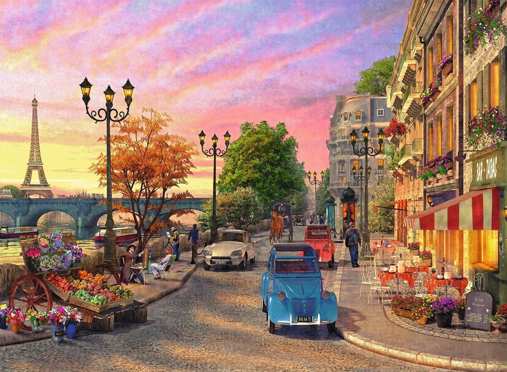 Ravensburger parisian sunset deals 500 piece puzzle