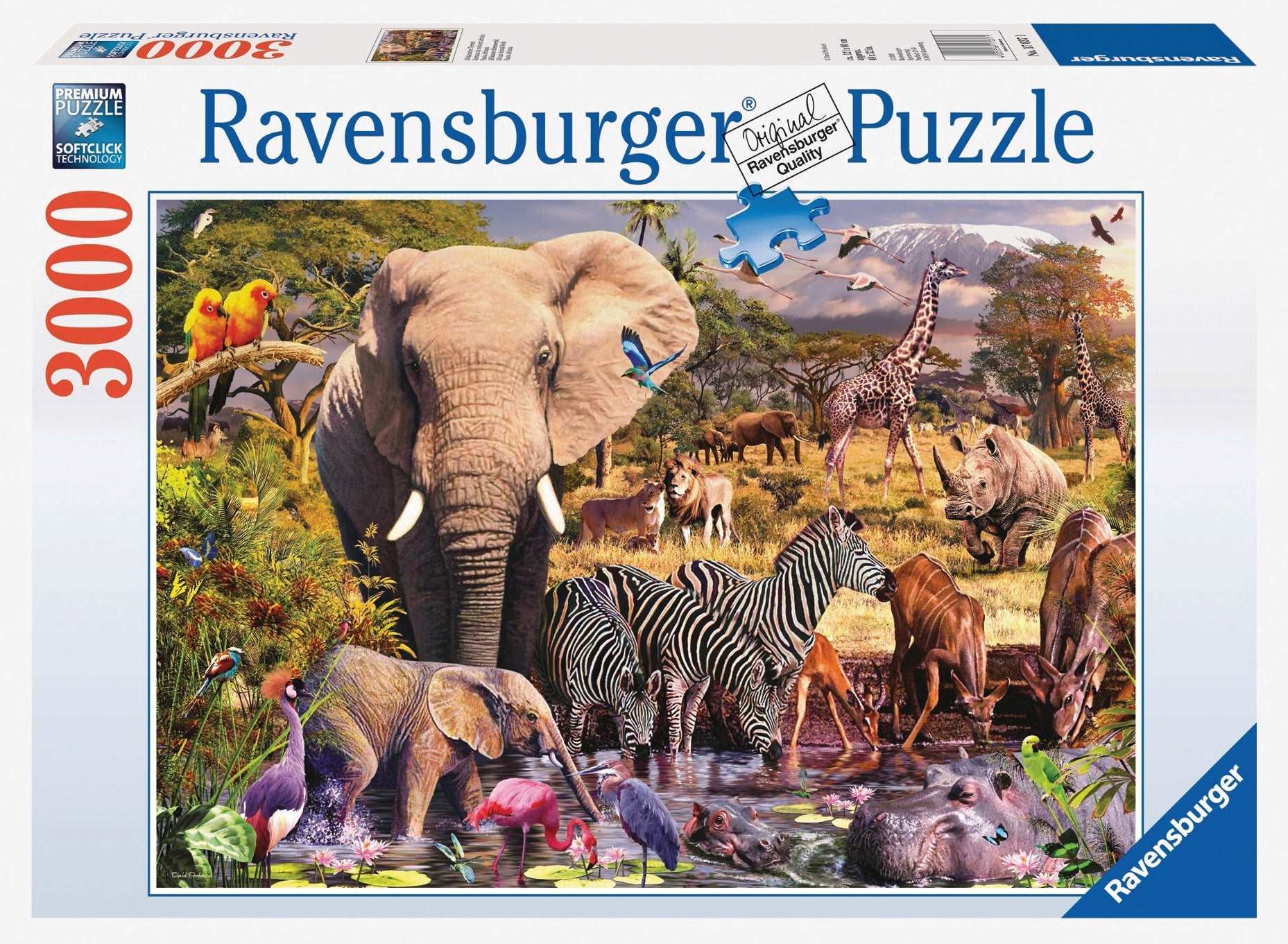 Tigers in Paradise, 3000 Pieces, Ravensburger