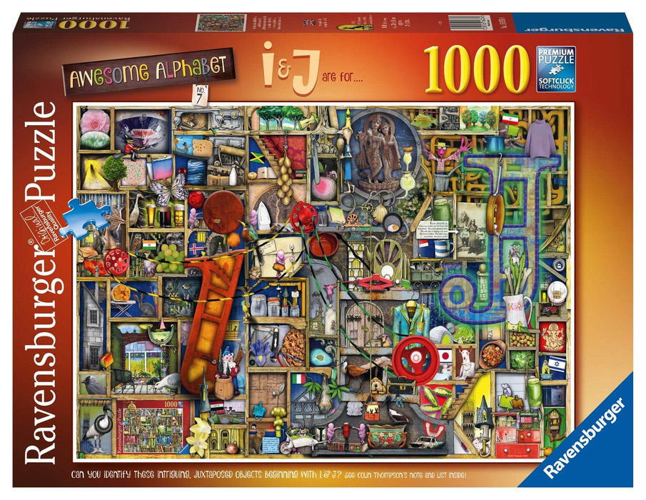 Ravensburger - Awesome Alphabet I & J Puzzle 1000 pieces - Ravensburger Australia & New Zealand