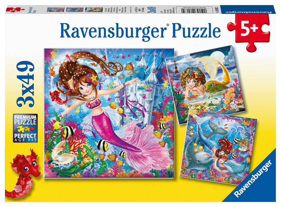 Ravensburger - Charming Mermaids 3x49 pieces - Ravensburger Australia & New Zealand
