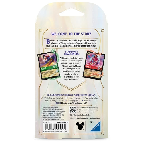 Disney Lorcana S9 Fabled Single-Player Deck: Max Goof & Powerline - Ravensburger Australia & New Zealand