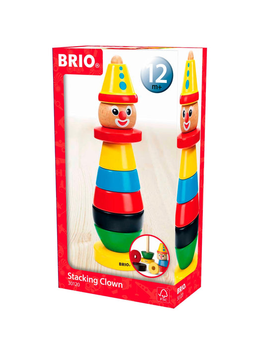 BRIO - Stacking Clown 9 pieces - Ravensburger Australia & New Zealand