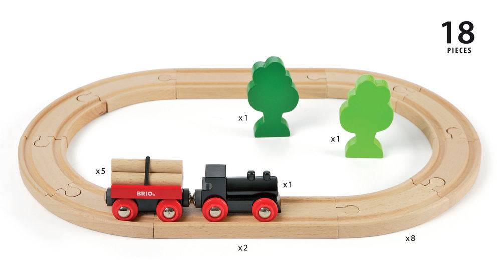 BRIO Classic - Little Forest Train Set 18 pieces - Ravensburger Australia & New Zealand