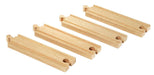 BRIO - Medium Straight Tracks 4 pieces - Ravensburger Australia & New Zealand