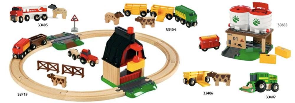 BRIO - Farm Railway Set 20 pieces - Ravensburger Australia & New Zealand