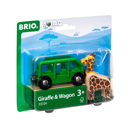 BRIO - Giraffe and Wagon 2 pieces - Ravensburger Australia & New Zealand