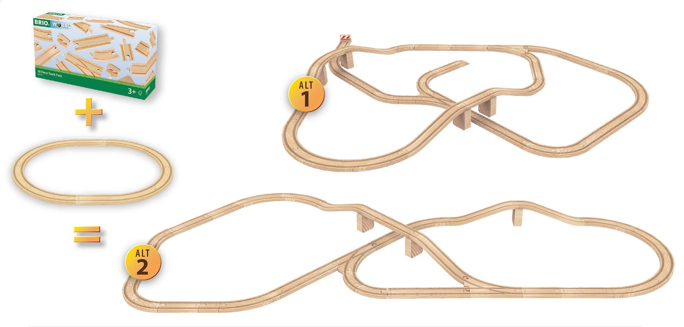 brio 50 piece track set