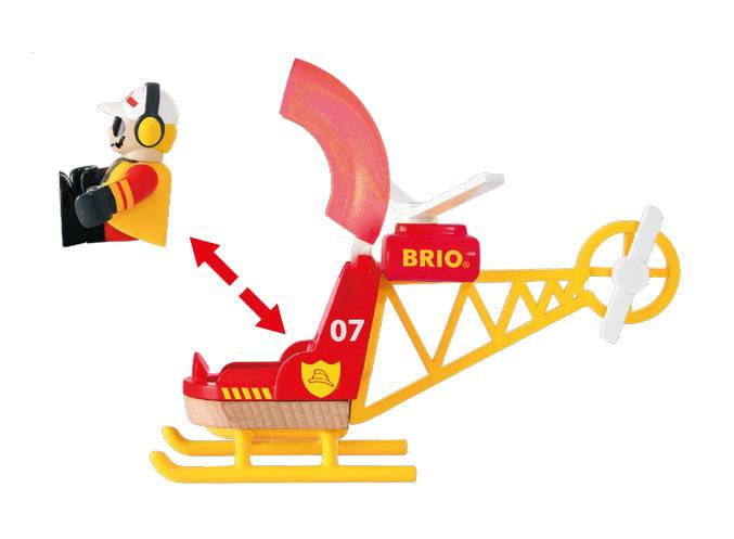 BRIO - Firefighter Helicopter 3 pieces - Ravensburger Australia & New Zealand