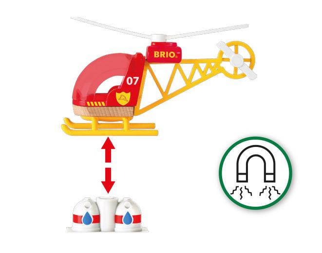 BRIO - Firefighter Helicopter 3 pieces - Ravensburger Australia & New Zealand