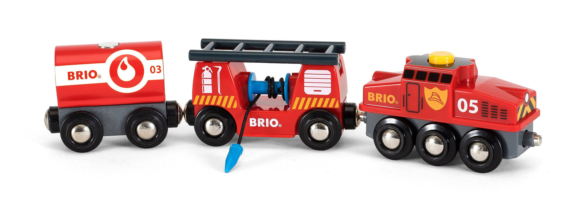 BRIO - Rescue Firefighting Train 4 pieces - Ravensburger Australia & New Zealand