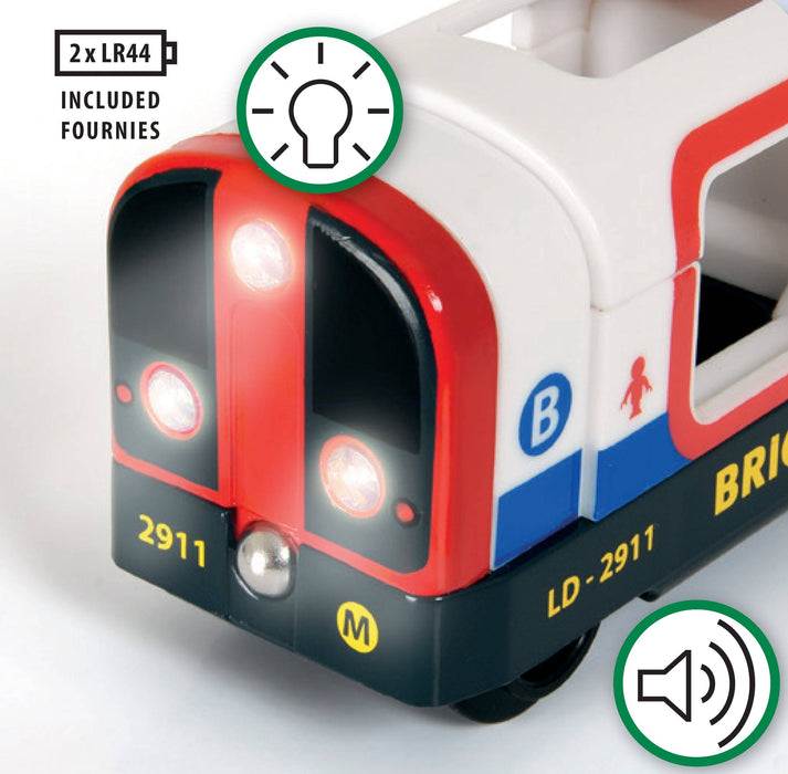 BRIO - Metro Train w Sound & Lights 4 pieces - Ravensburger Australia & New Zealand