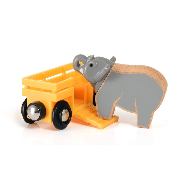 BRIO - Elephant and Wagon 2 pieces - Ravensburger Australia & New Zealand