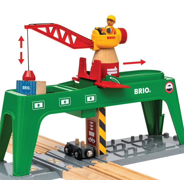 BRIO - Container Crane 6 pieces - Ravensburger Australia & New Zealand