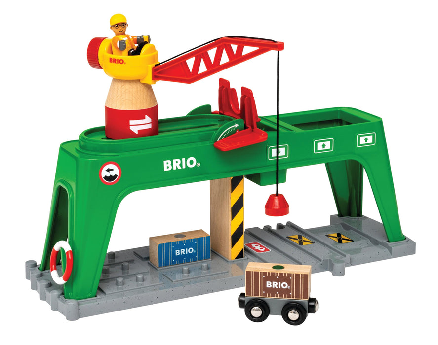 BRIO - Container Crane 6 pieces - Ravensburger Australia & New Zealand