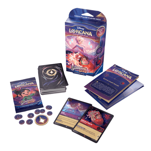 Disney Lorcana S5 Shimmering Skies Starter Deck - Sapphire Steel - Ravensburger Australia & New Zealand