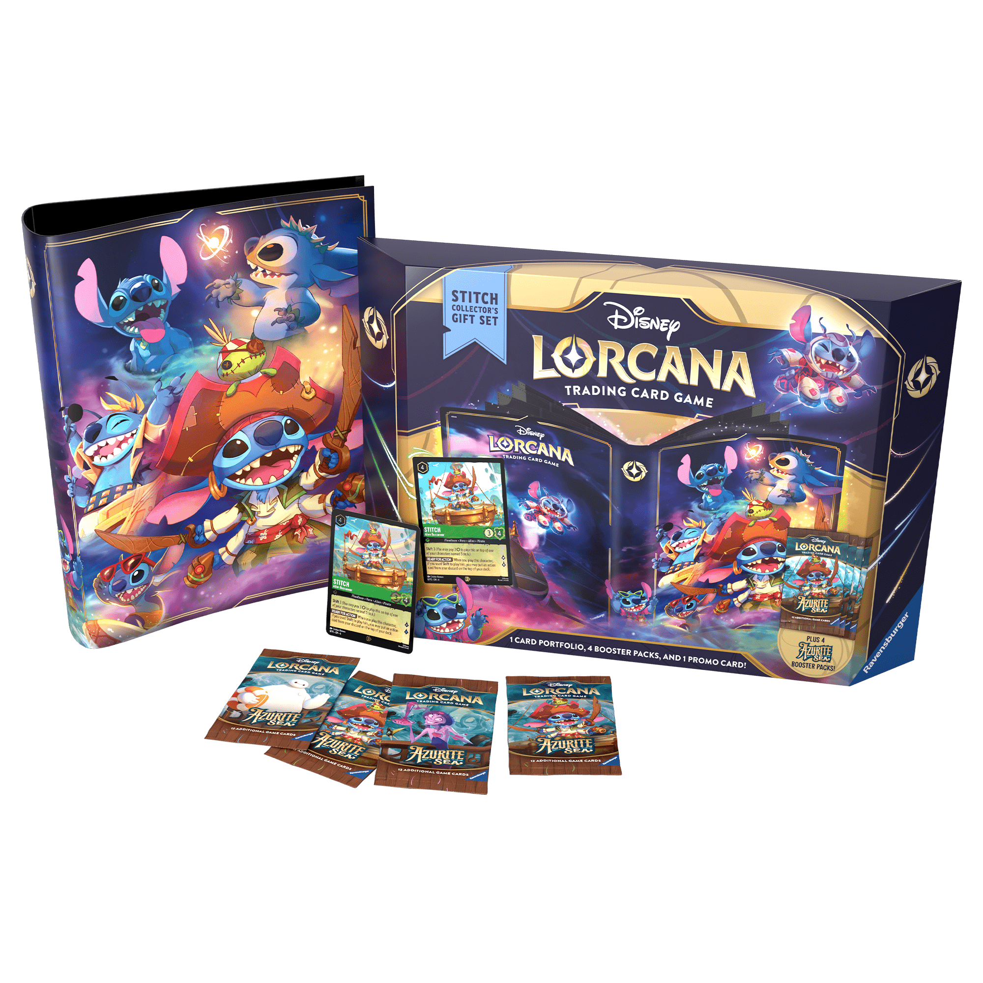 Disney Lorcana S6 Azurite Sea Stitch Collector's Gift Set - Ravensburger Australia & New Zealand