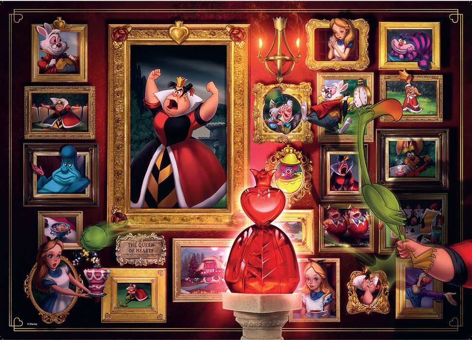 Ravensburger - Disney Villainous Queen of Hearts Puzzle 1000 Pieces - Ravensburger Australia & New Zealand