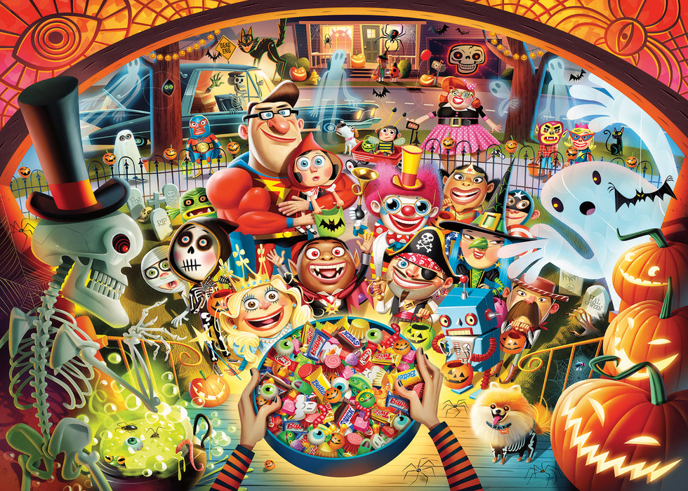 Ravensburger - Dean MacAdam's: Trick or Treat Puzzle 1000 Pieces
