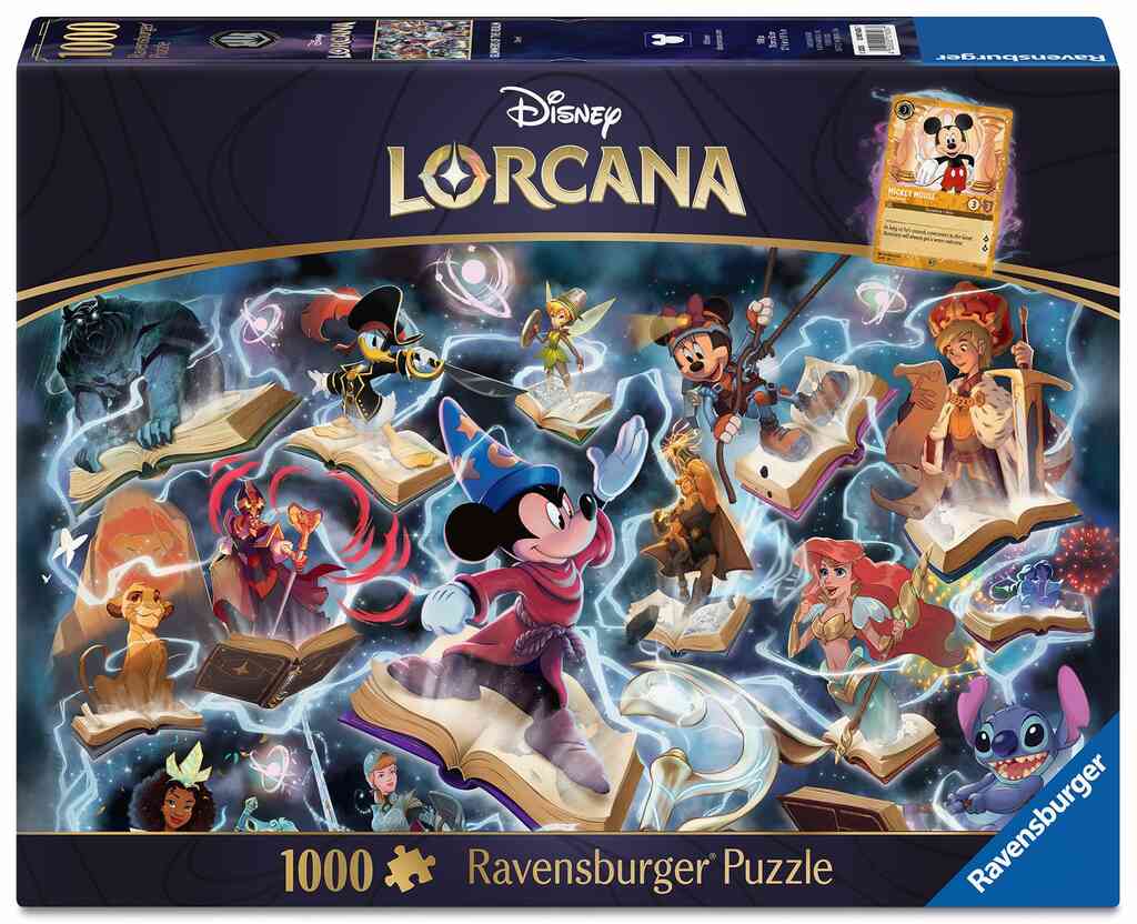 Disney Lorcana 1000 Piece Puzzle Collection