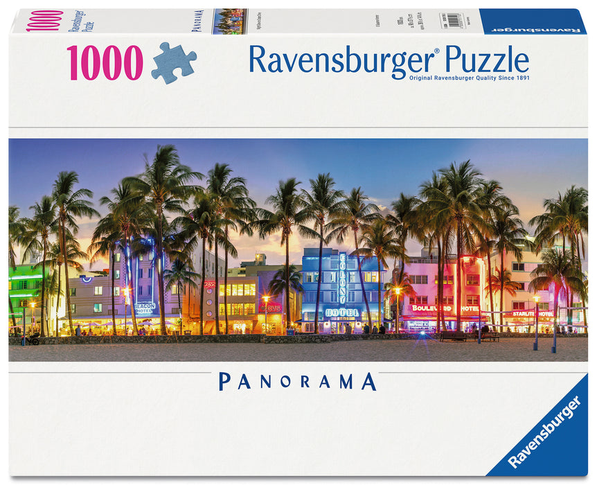 Ravensburger - Night Glow on Ocean Drive 1000 pieces - Ravensburger Australia & New Zealand