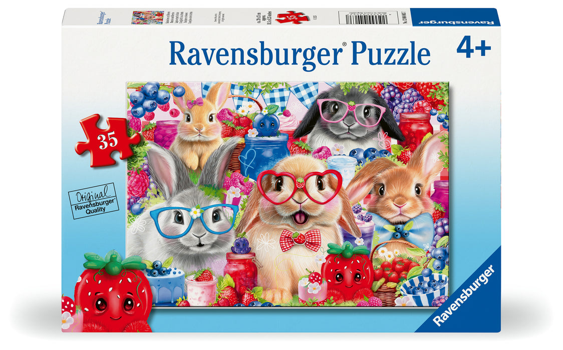 Ravensburger - Bunnies and Berries Puzzle 35 Pieces - Ravensburger Australia & New Zealand