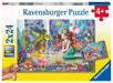 Ravensburger - Mermaid Tea Party Puzzle 2x24 pieces - Ravensburger Australia & New Zealand