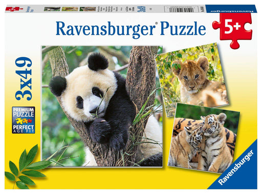 Ravensburger - Panda, Lion and Tiger 3x49 pieces - Ravensburger Australia & New Zealand