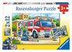 Ravensburger - Police and Firefighters Puzzle 2x12 pieces - Ravensburger Australia & New Zealand