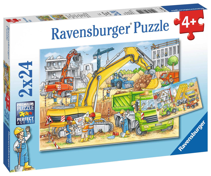 Ravensburger - Hard at Work Puzzle 2x24 pieces - Ravensburger Australia & New Zealand