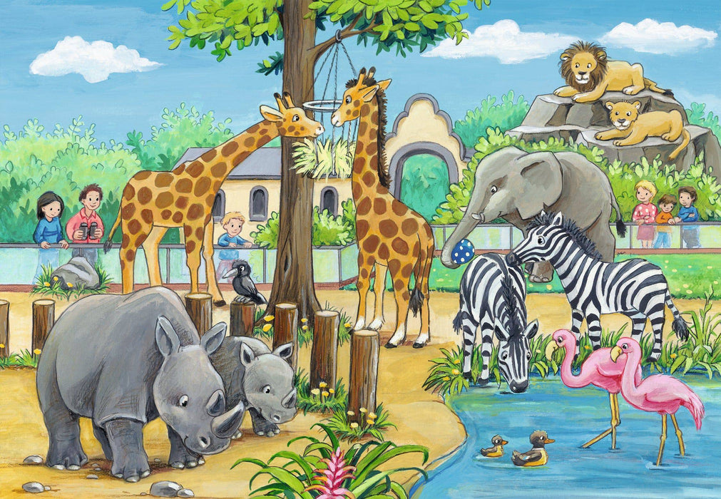 Ravensburger - Welcome to the Zoo Puzzle 2x24 pieces - Ravensburger Australia & New Zealand