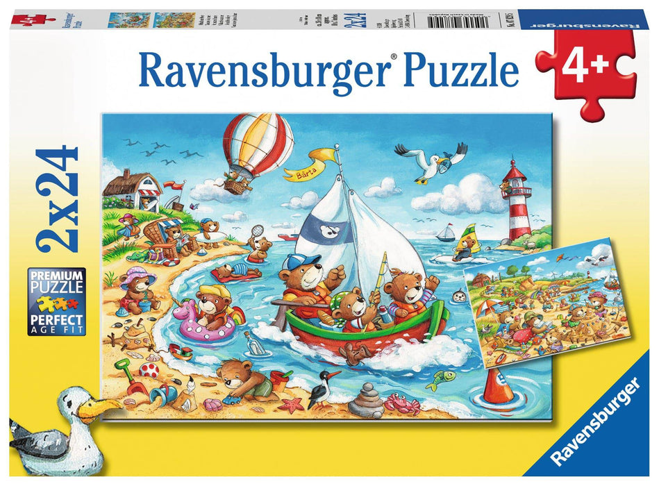 Ravensburger - Seaside Holiday Puzzle 2x24 pieces - Ravensburger Australia & New Zealand