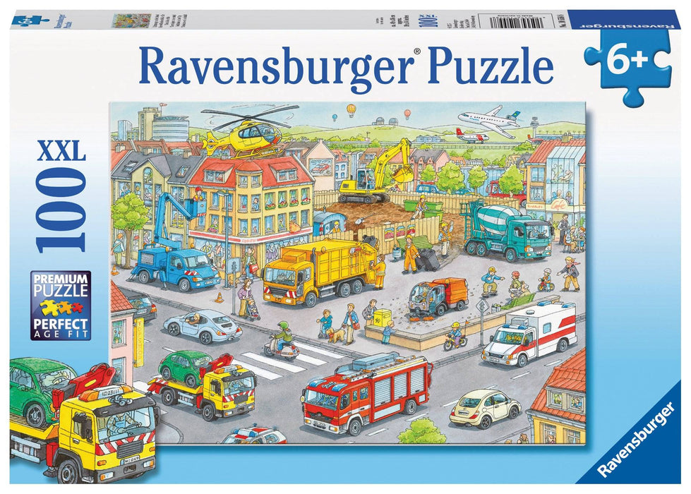 Ravensburger - Vehicles in the City Puzzle 100 pieces - Ravensburger Australia & New Zealand