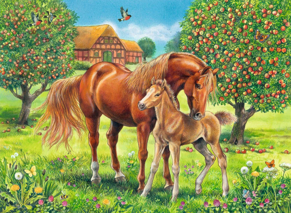 Ravensburger - Horses in the Field Puzzle 100 pieces - Ravensburger Australia & New Zealand