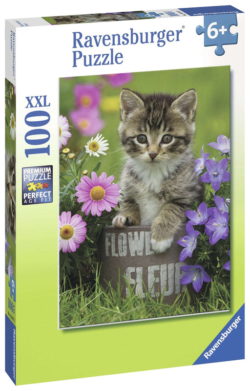 Ravensburger - Kitten among the Flowers Puzzle 100 pieces - Ravensburger Australia & New Zealand