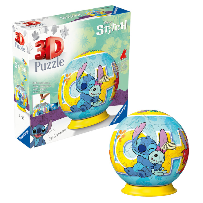 3D Puzzleball Stitch 72p - Ravensburger Australia & New Zealand