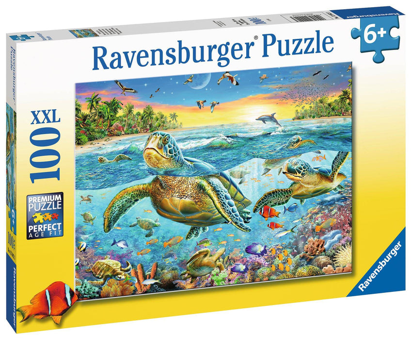Ravensburger - Swim with Sea Turtles Puzzle 100 pieces - Ravensburger Australia & New Zealand