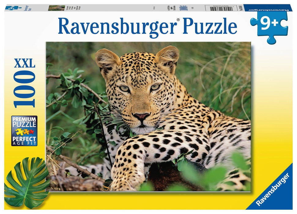 Ravensburger - Lounging Leopard 100 pieces - Ravensburger Australia & New Zealand