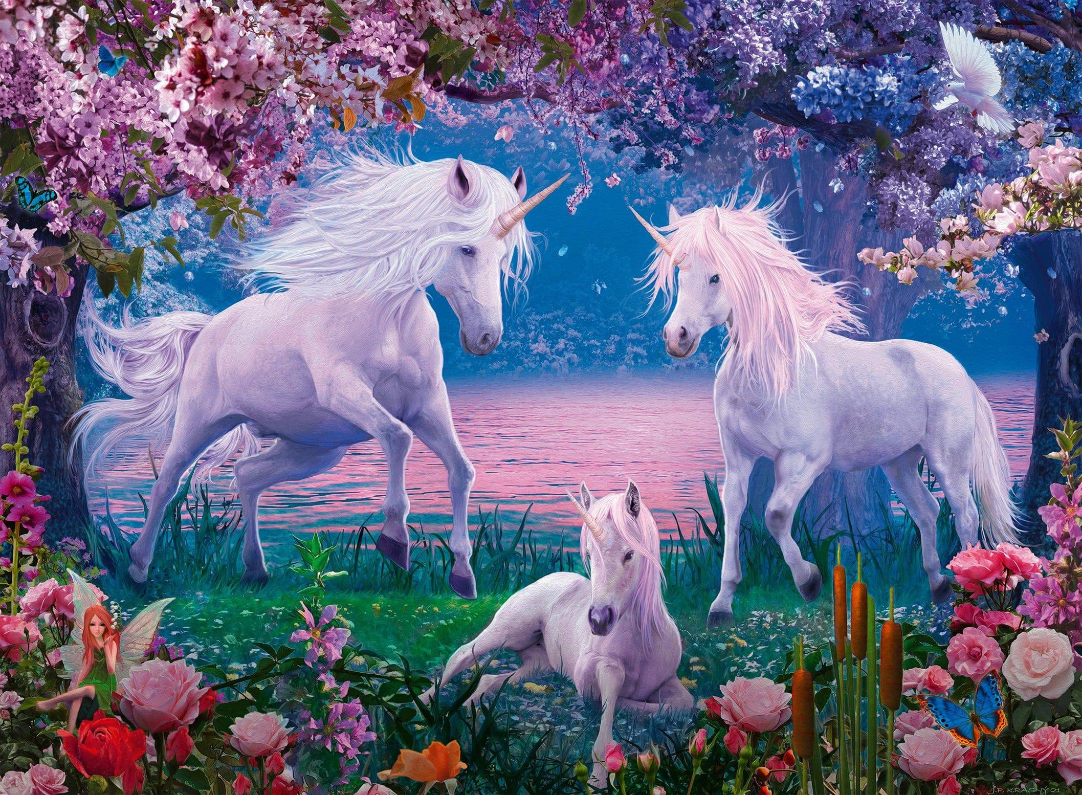 Ravensburger - Unicorn Grove 100 pieces